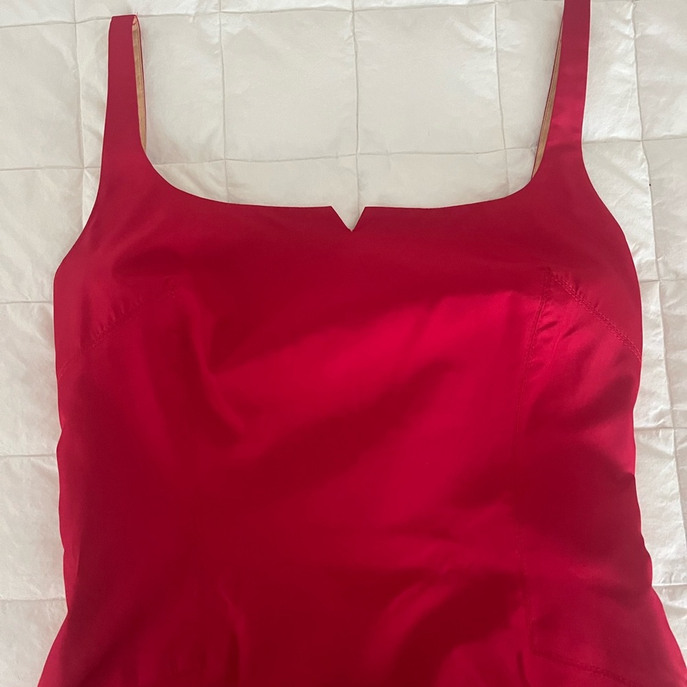 Marc Jacobs Vibrant Red Midi Dress